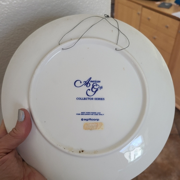 Wall Decor Decorative Plate  Blue White Ceramic Caribbean Islands Home Kitchen - Picture 4 of 4